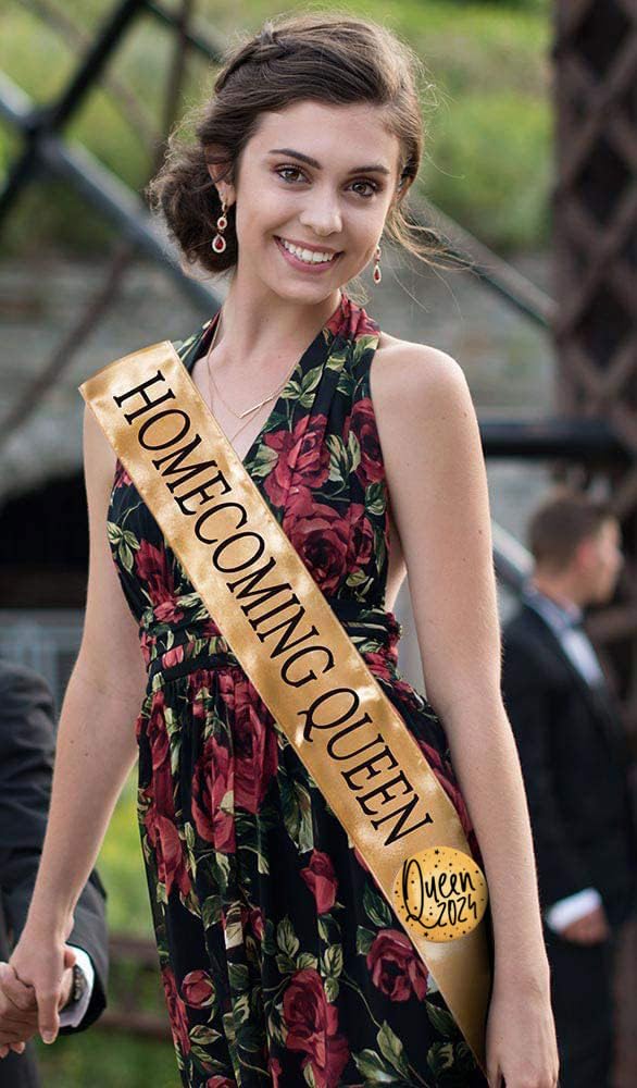 Anderson's Homecoming Coronation Set for 10, Metallic Crown/Braid Band/Fur Trim - Image 8