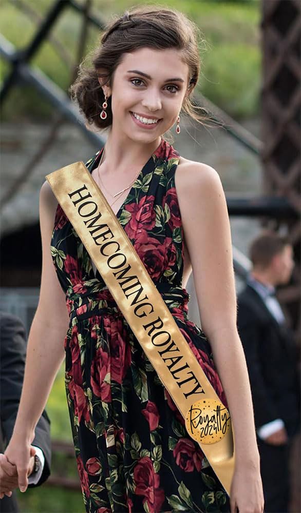 Anderson's Homecoming Coronation Set for 10, Metallic Crown/Braid Band/Fur Trim - Image 9