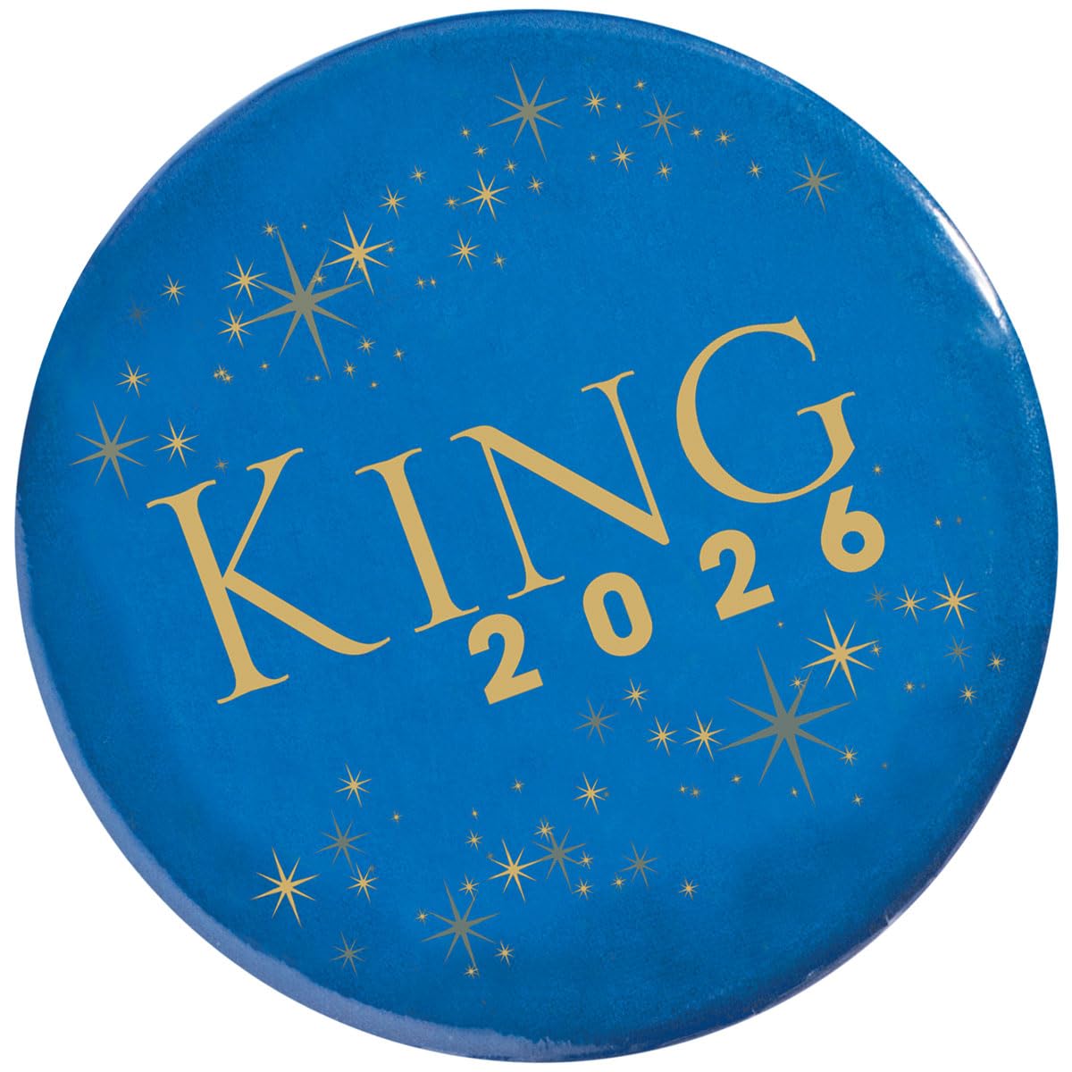 Anderson’s Homecoming King 2026 Court Set with Blue & Gold Satin Sash, Keepsake Button, High School Sash and Button for Homecoming Court, School Dance, Parade, Costume, Event, 2 Piece Set - Image 3