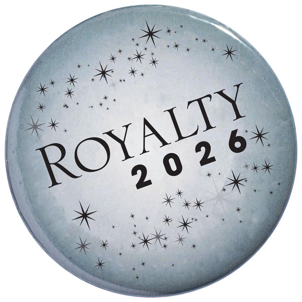 Anderson’s Homecoming Royalty 2026 Court Set with Silver & Black Satin Sash, Silver Keepsake Button, High School Sash & Button for Homecoming Court, School Dance, Parade, Costume, Event, 2 Piece Set - Image 3