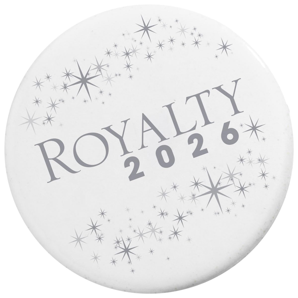 Anderson’s Homecoming Royalty 2026 Court Set with Silver & Black Satin Sash, White Keepsake Button, High School Sash & Button for Homecoming Court, School Dance, Parade, Costume, Event, 2 Piece Set - Image 3