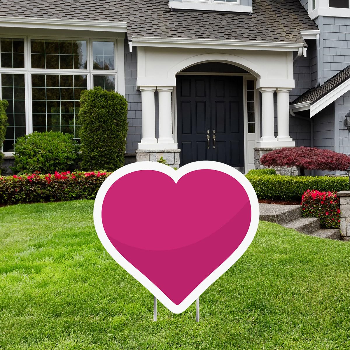 Anderson's Hot Pink Heart Yard Sign, 20 Inches, Yard Card, Outdoor Décor, Lawn Décor - Image 2