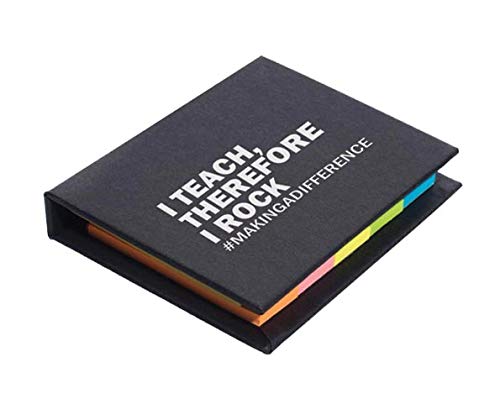 Anderson's I Teach, Therefore I Rock Sticky Note Set, Teacher Appreciation Gift, Set of 3