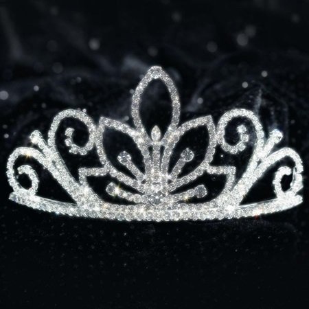 Anderson's Janet Rhinestone Tiara, Sparkling 2.75-Inch Silver Crown with Swirling Clear Faux Diamonds, Adjustable Band & Comfort Combs, Perfect for Proms, Homecomings, Weddings, Pageants & Special Events - Image 8