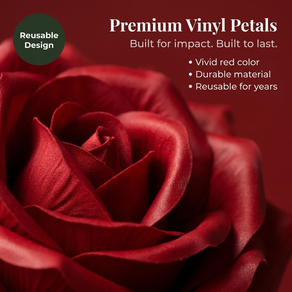 Anderson's Jumbo Red Rose - Artificial Plant - 53 Inches - Image 6