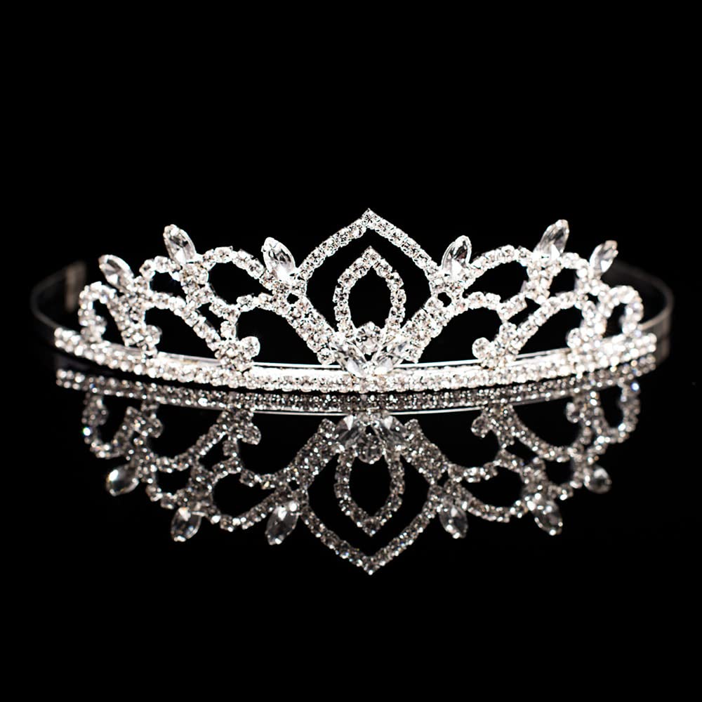 Anderson’s Kiley Tiara and Velvet Presentation Box Set, 1.5" silver rhinestone crown for Prom Queen, pageants, weddings, quinceañeras, birthdays, Sweet 16, homecoming, parties, and events - Image 9