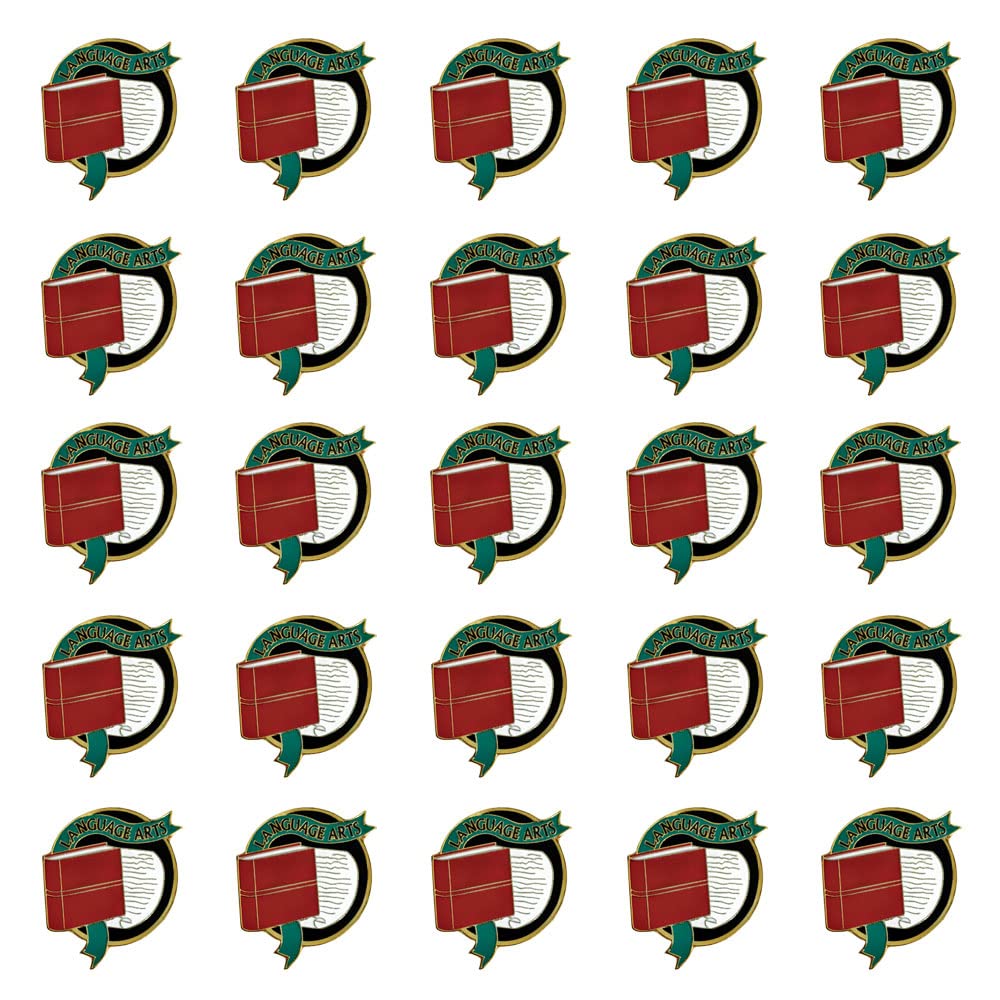 Anderson's Language Arts Pin Packs, Lapel Pins for Student Recognition, Perfect for Celebrating Literary Achievements, Reading Clubs, Writing Competitions, Classroom Excellence, School Events - Image 2