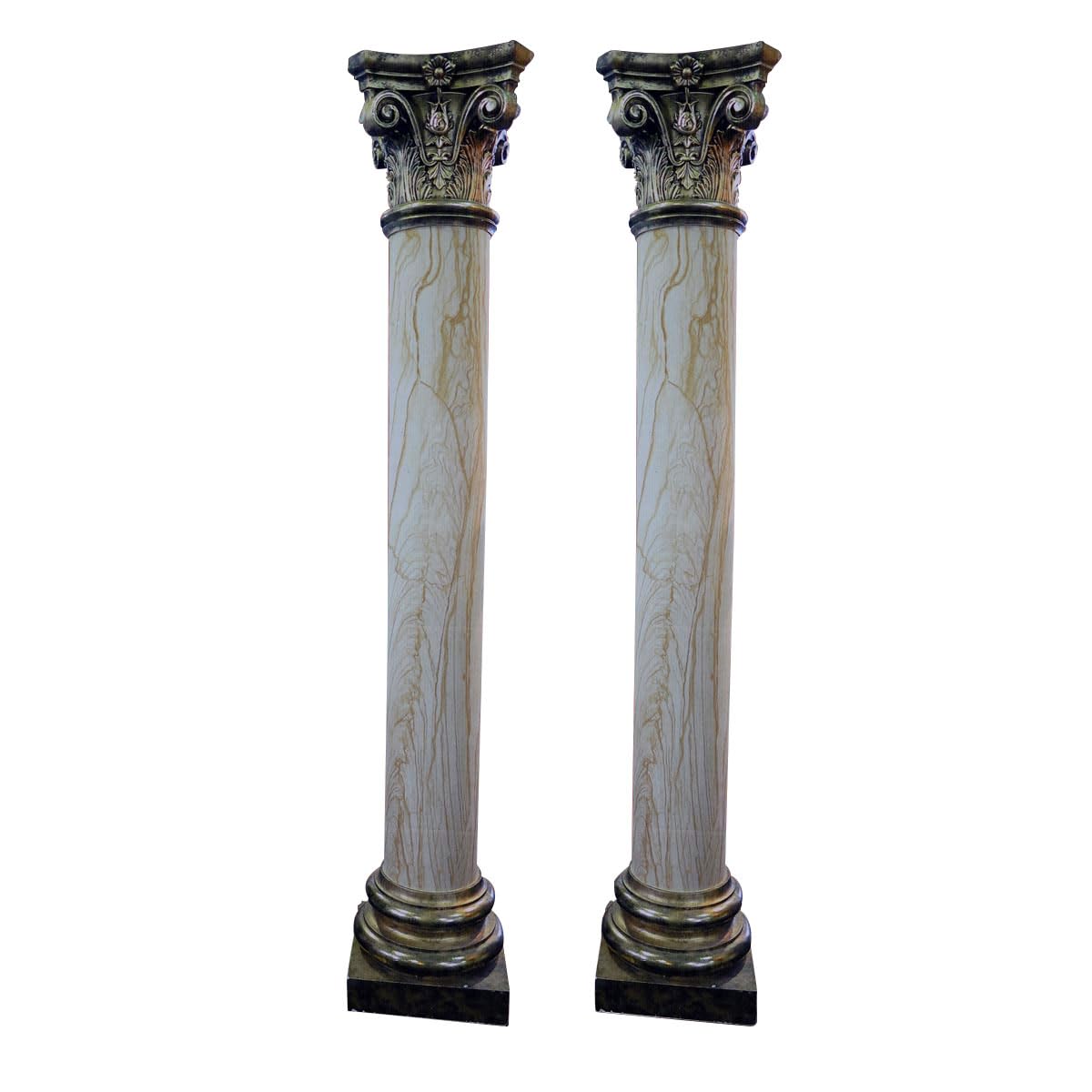 Anderson's Large Marble Column Standups Kit, Set of 2, Props, Party Décor, Photo Booth, Photo Ops
