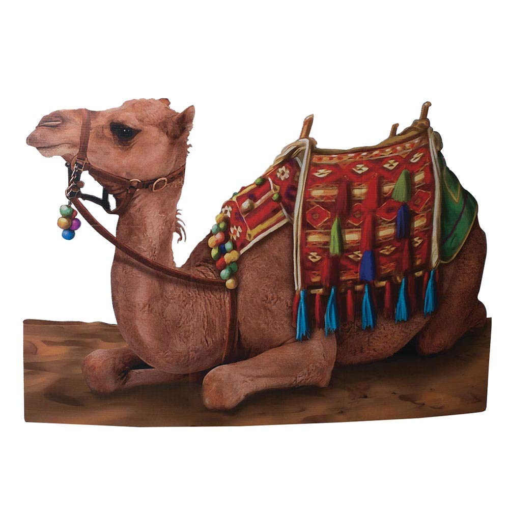 Anderson's Life-Size Sitting Camel Stand-Up, Christmas Nativity Prop, Holiday Photo Booth, Arabian Nights, Aladdin Theme, School Play, Winter Festival, Church & Event Decor