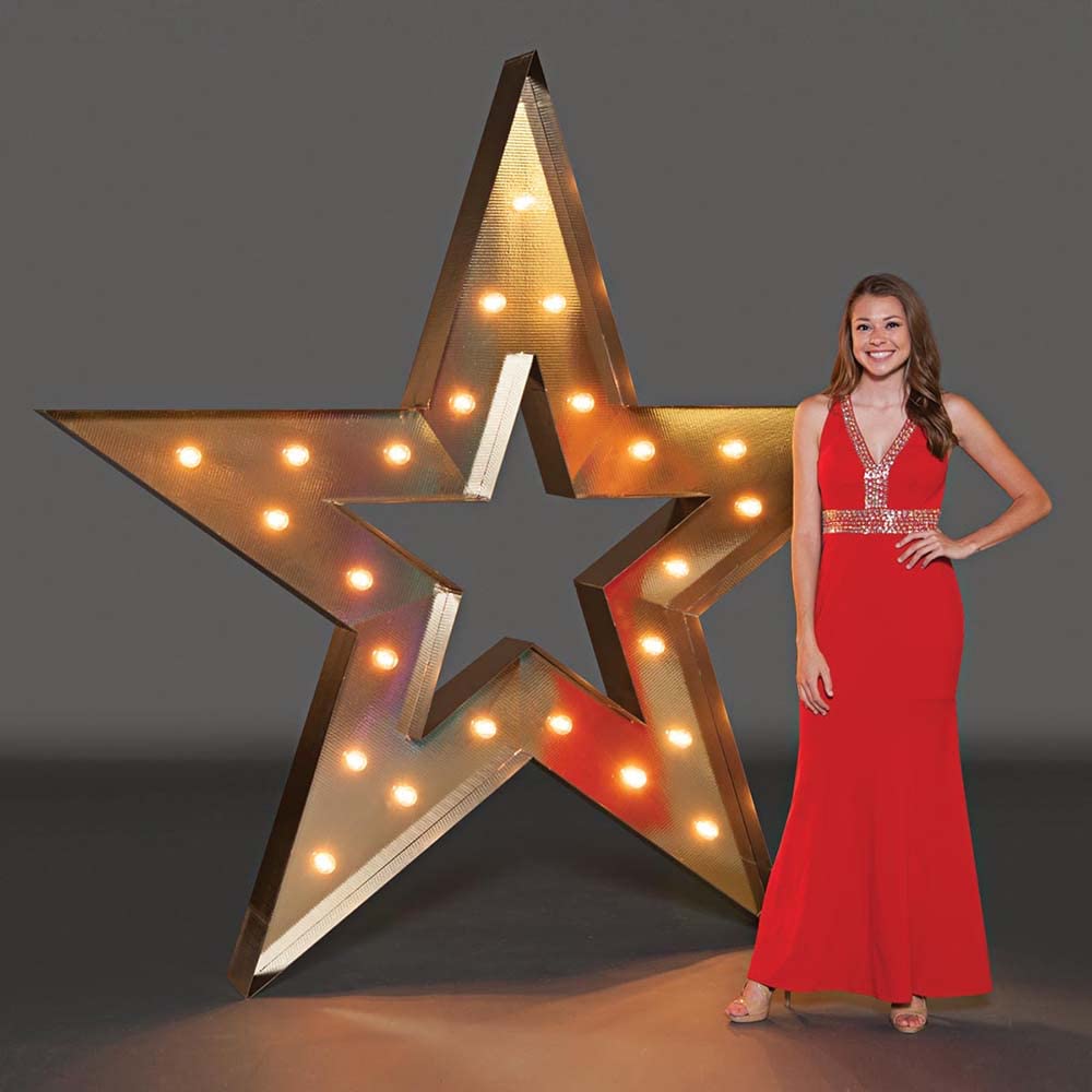 Anderson's Lighted Star Large Prop, Stage Prop, Photo Ops, Birthdays, School Events - Image 2