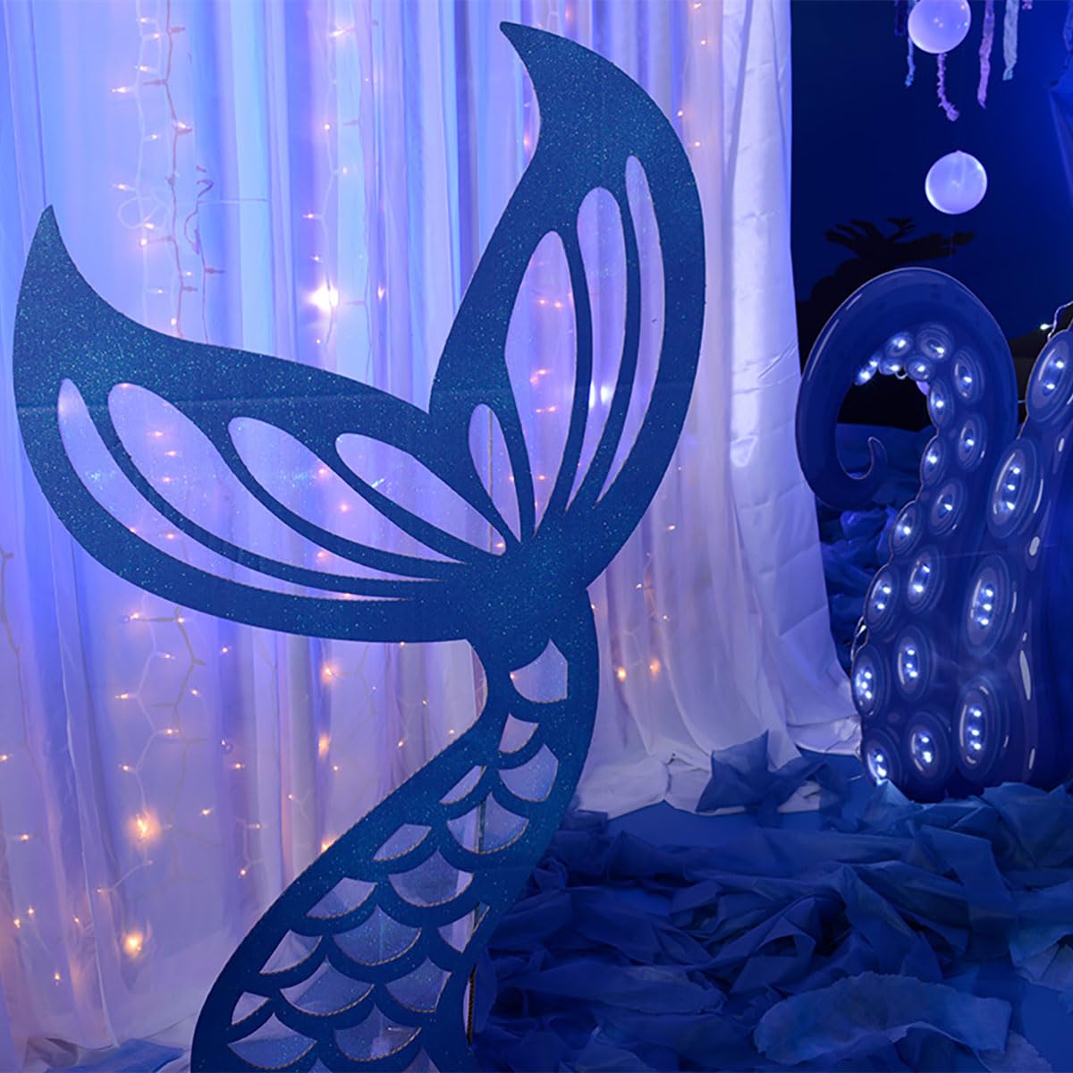 Anderson's Magical Mermaid Tail Standups Kit, Set of 2, Under The Sea Theme, Theme Party, School Events - Image 2