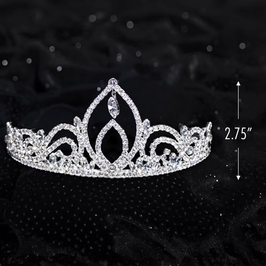 Anderson's Mary Clear Rhinestone Silver Tiara, 2.75 Inches, Women, Wedding Tiara, Queen Or Princess Prom Tiara Homecoming, Pageant, Wedding, School Dance, Award, Party, Event - Image 8