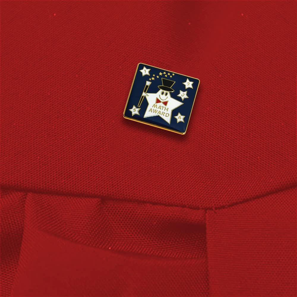 Anderson's Math Award Pin Packs, Lapel Pins for Scholastic Achievements, Student Recognition, Group Celebrations, Academic Excellence, and School Events - Image 3
