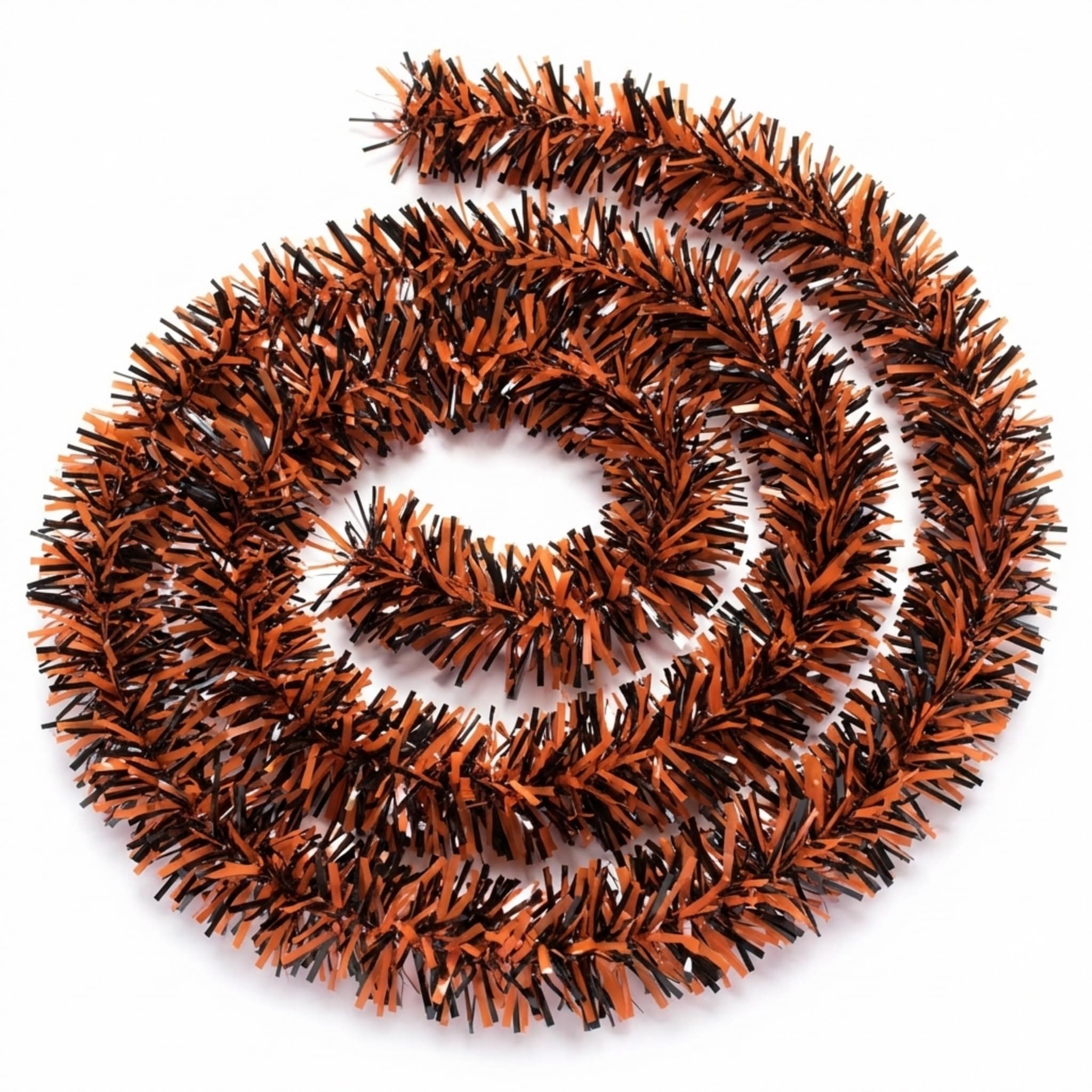 Anderson's Metallic Black & Orange Tinsel Twist Garland, 25ft Holiday Decoration, Christmas Tree Trim, Parade Float Decor, Party Supplies, Halloween, Graduation, Indoor Outdoor Event Garland - Image 8