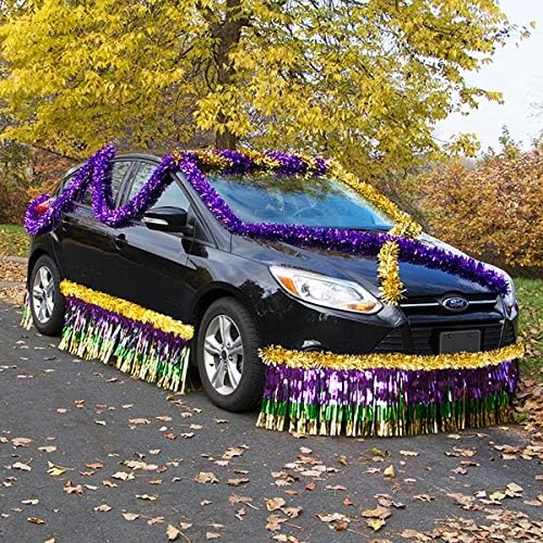 Anderson's Metallic Mardi Gras Fringe, 15" x 10' Shiny Decorative Trim for Floats, Parties, Tables, Ceilings, Doorways, Backdrops, and Event Décor, Indoor/Outdoor - Image 4