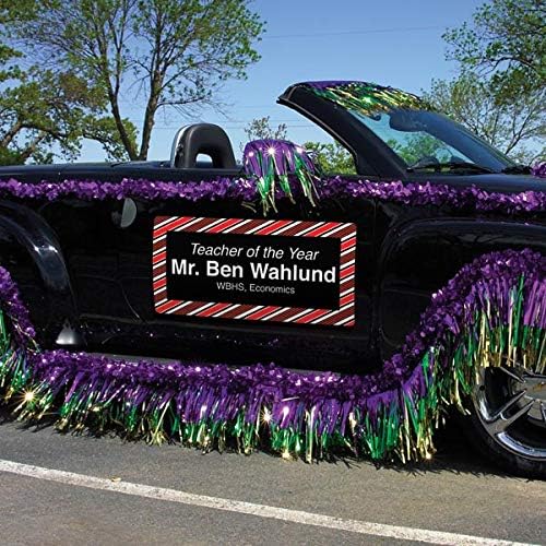 Anderson's Metallic Mardi Gras Fringe, 15" x 10' Shiny Decorative Trim for Floats, Parties, Tables, Ceilings, Doorways, Backdrops, and Event Décor, Indoor/Outdoor - Image 5