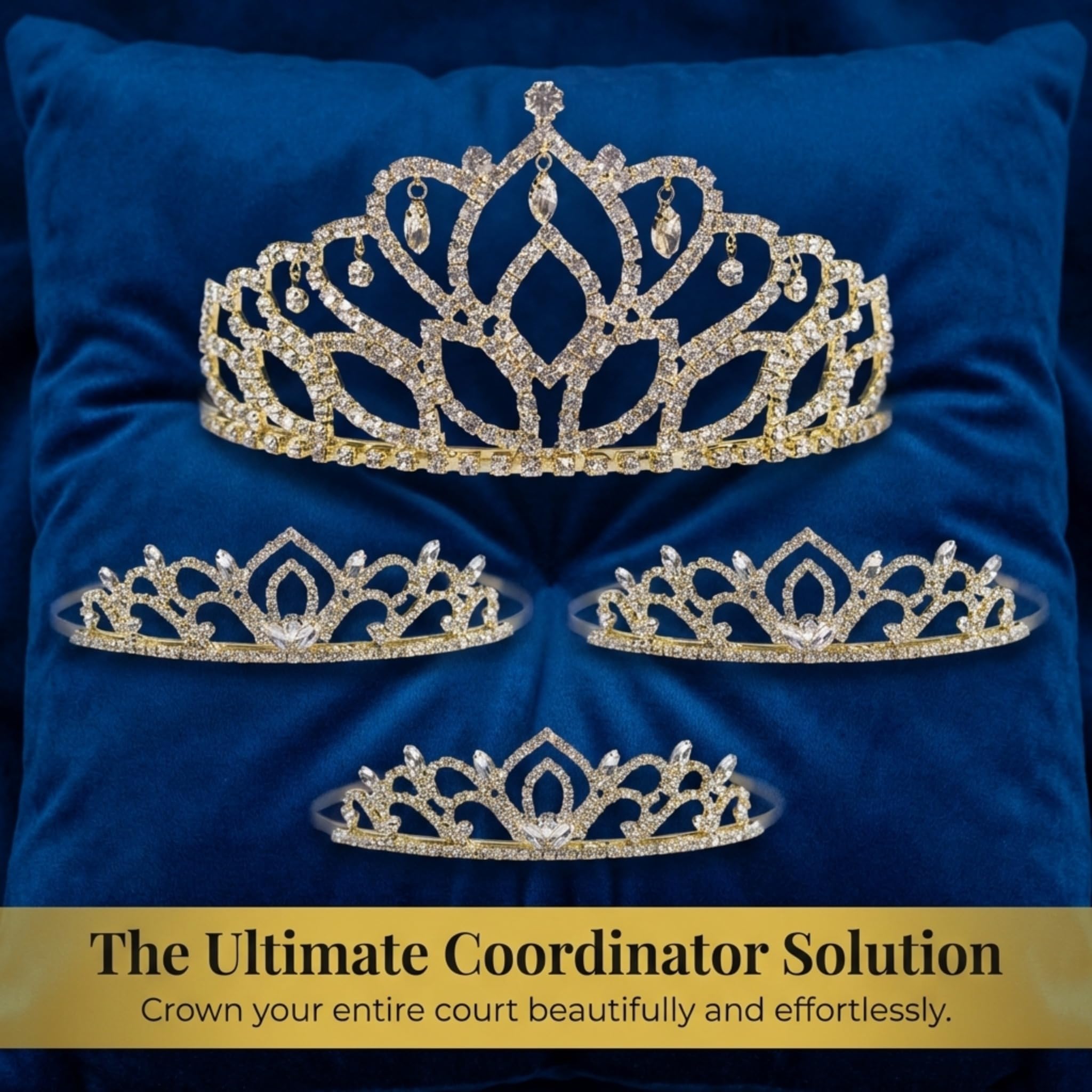 Anderson's Mirabella Queen and Princess Tiara Sets, Women, Girls, Prom, Homecoming Coronation - Image 5