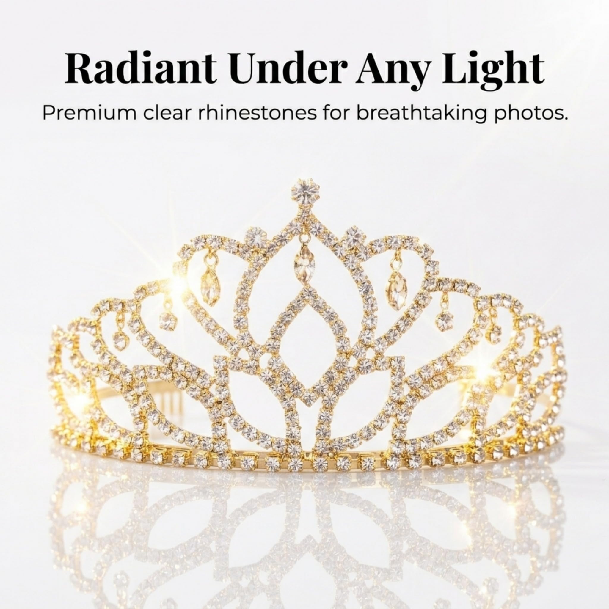 Anderson's Mirabella Queen and Princess Tiara Sets, Women, Girls, Prom, Homecoming Coronation - Image 6