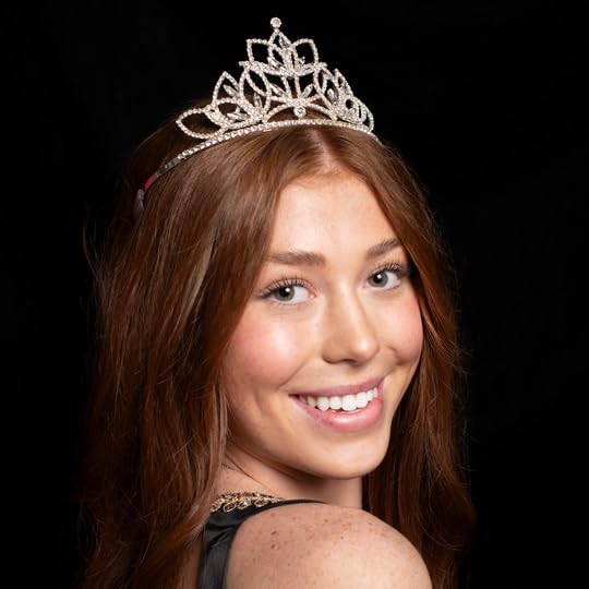 Anderson’s Olive Rhinestone Tiara, 3" High Hand‑Crafted Silver Band Crown with Sparkling Clear Gemstones, Adjustable Fit with Secure Combs, Elegant Accessory for Weddings, Prom Queen, Homecoming, Pageants, Quinceañeras, and Sweet 16 Celebrations - Image 9