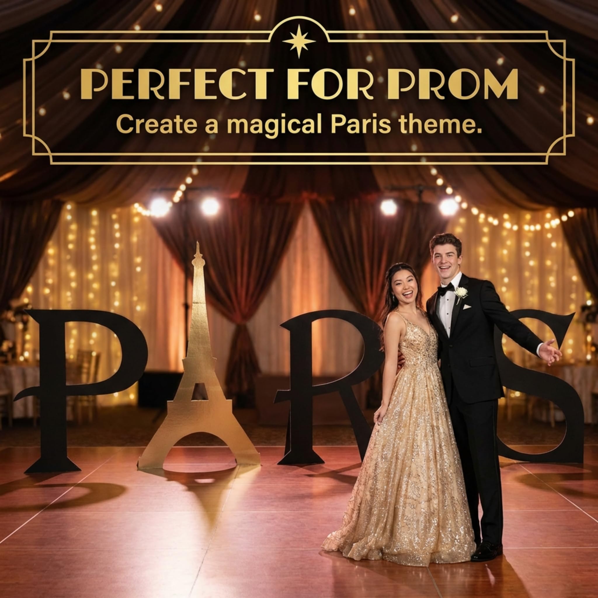Anderson's Paris Letters Decorative Kit, Prom Decorations, Party Decorations, Event Décor, Props, Photo Ops - Image 4