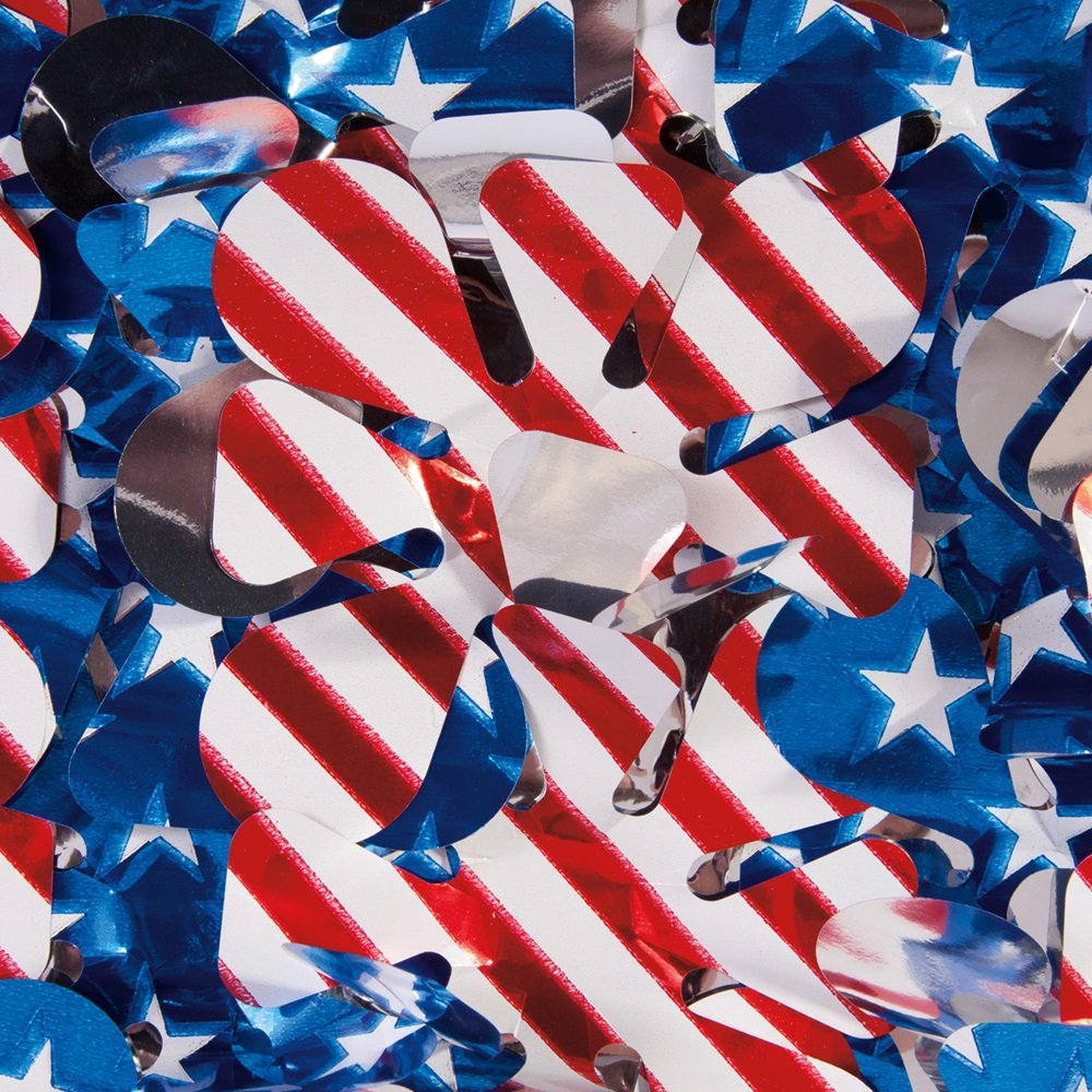 Anderson’s Patriotic Metallic Floral Sheeting, 30' PVC Roll, Red, White & Blue Stars and Stripes for Parade Floats, July 4th, Memorial Day, Veterans Day, School Spirit, Wedding & Event Decorations - Image 8