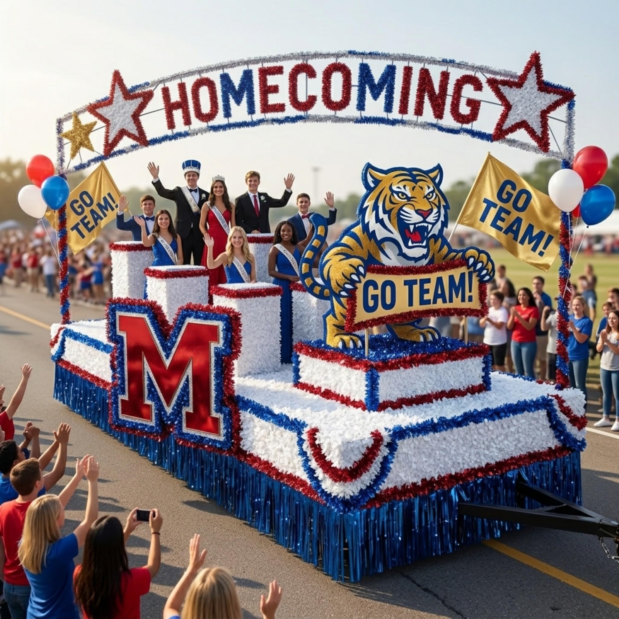 Anderson's Patriotic Parade Float Trailer Bed Kit, Patriotic Parade Float Decorations for Trailer, 4th of July, Memorial Day Decorations - Image 2