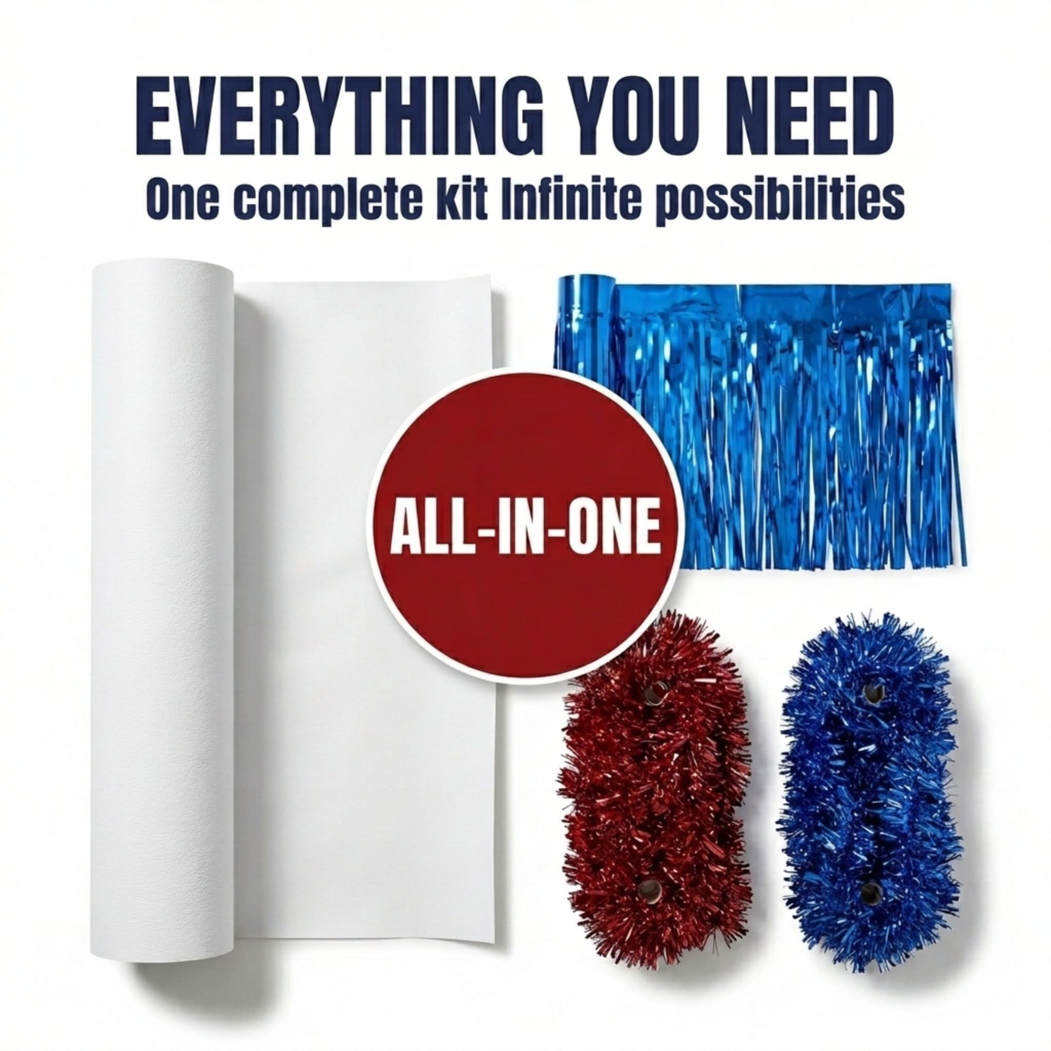 Anderson's Patriotic Parade Float Trailer Bed Kit, Patriotic Parade Float Decorations for Trailer, 4th of July, Memorial Day Decorations - Image 6