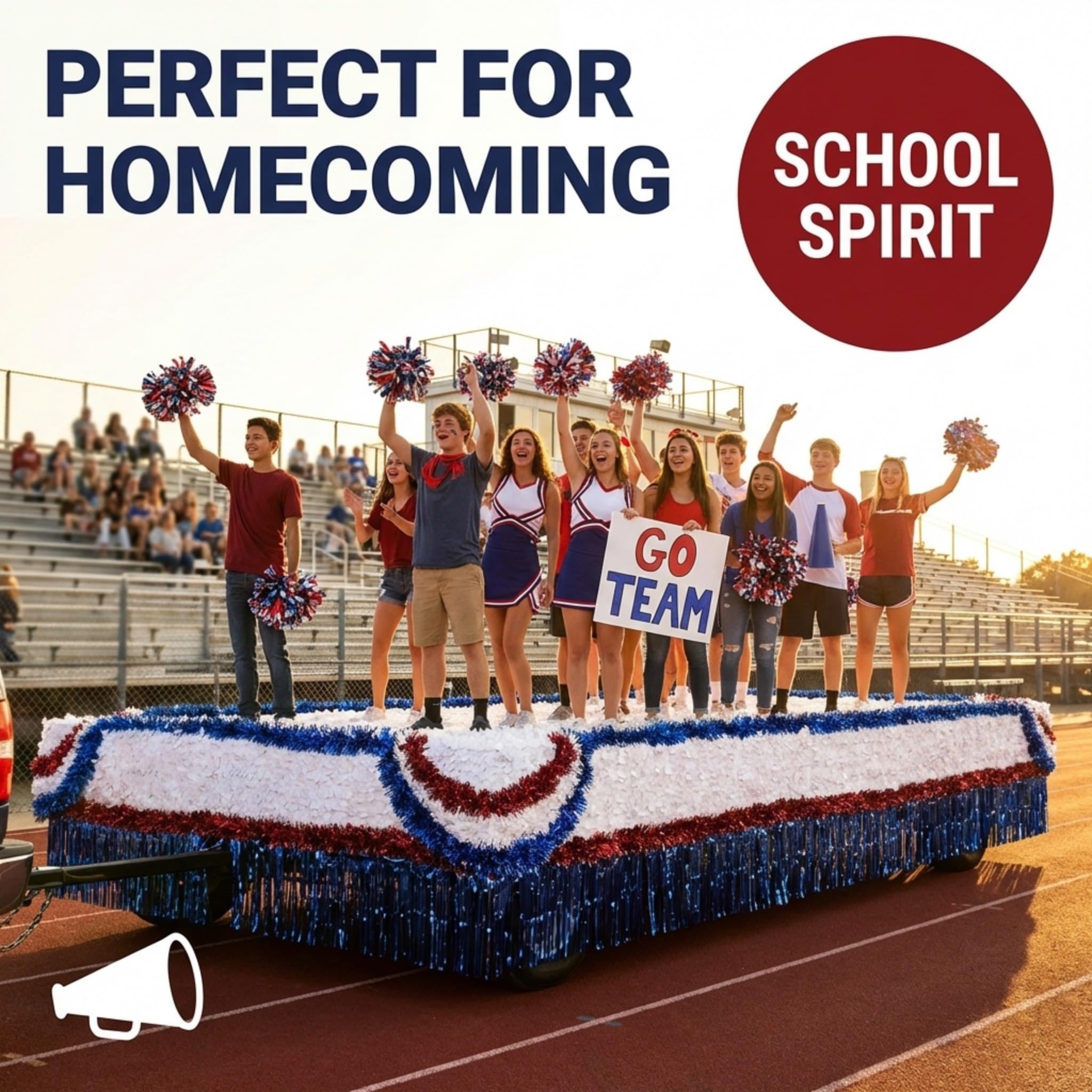Anderson's Patriotic Parade Float Trailer Bed Kit, Patriotic Parade Float Decorations for Trailer, 4th of July, Memorial Day Decorations - Image 8