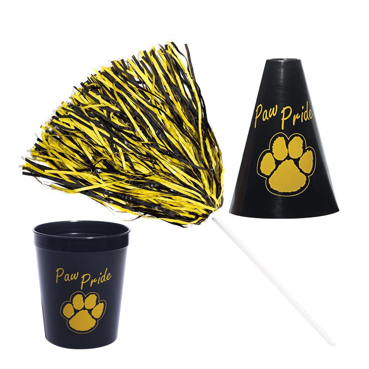 Anderson's Paw Pride Pom Poms, Megaphones, and Stadium Cup Sets, Sports, Fan Gear, Homecoming, Fundraisers
