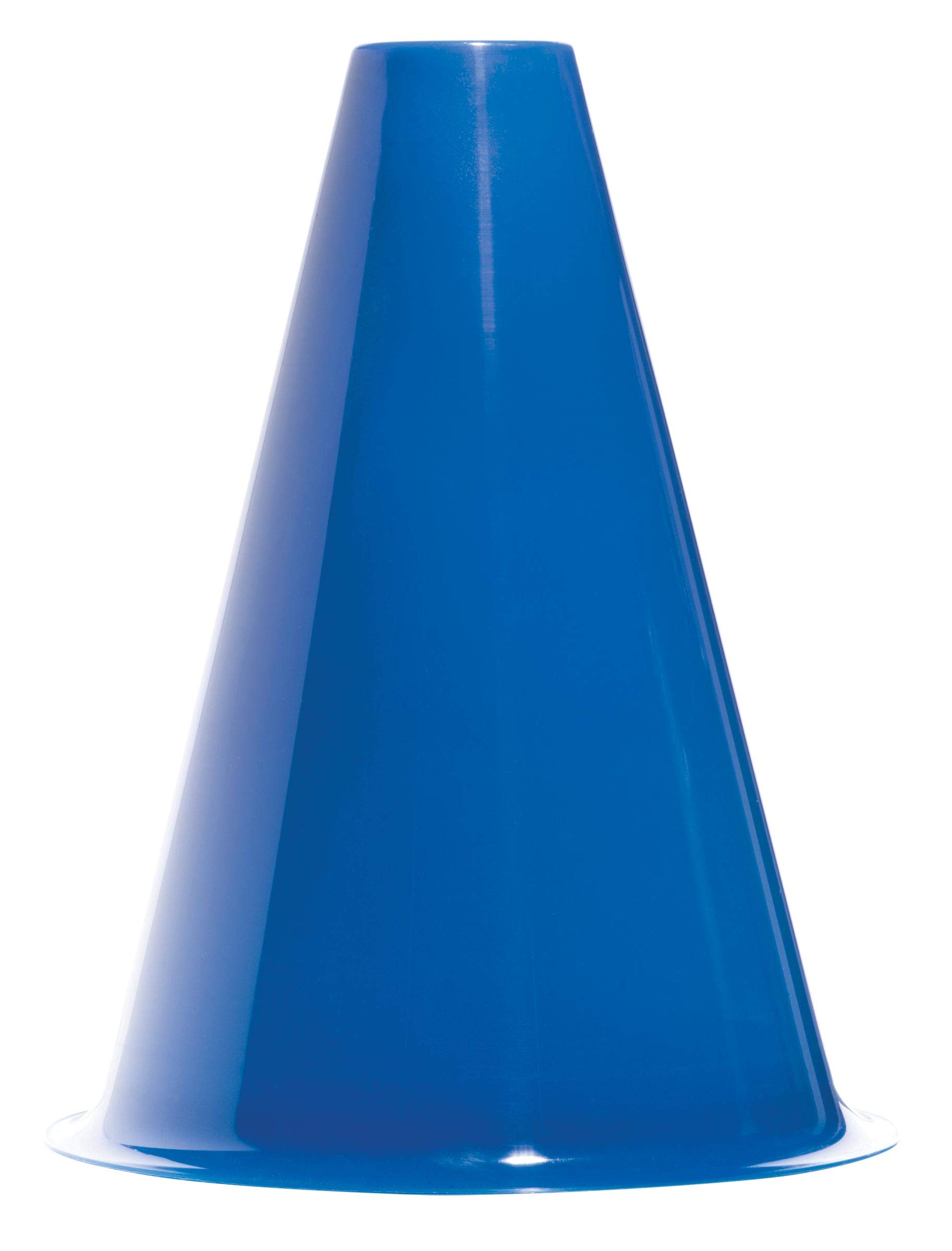 Anderson's Premium Blue 8" Megaphone Noisemaker Boost School Spirit Cheerleader Sports Football Basketball Homecoming Squad Team Party Dance Club Parade Competition Performance Fan Pack of 10