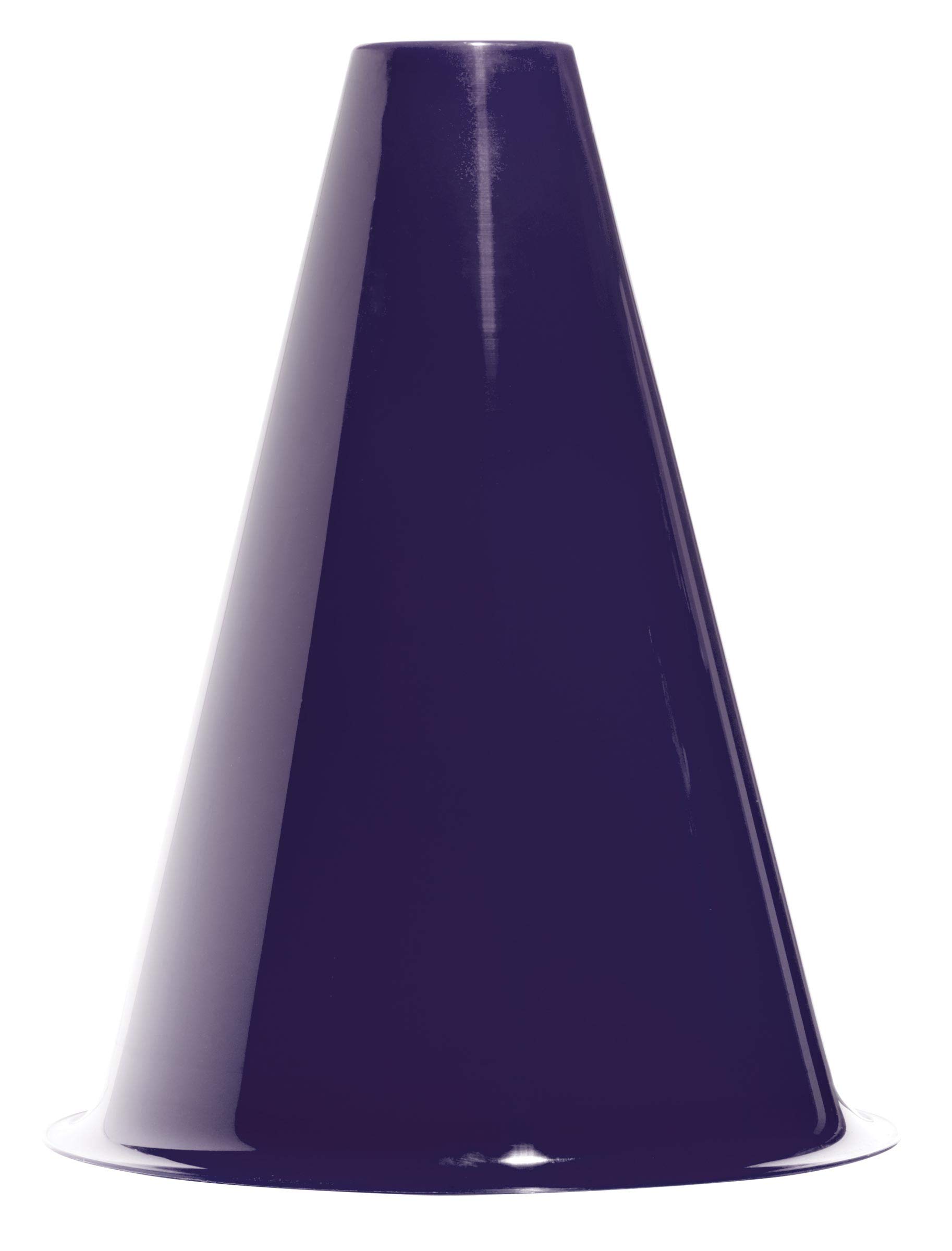 Anderson's Premium Purple 8" Megaphone Noisemaker Boost School Spirit Cheerleader Sports Football Basketball Homecoming Squad Team Party Dance Club Parade Competition Performance Fan Pack of 10