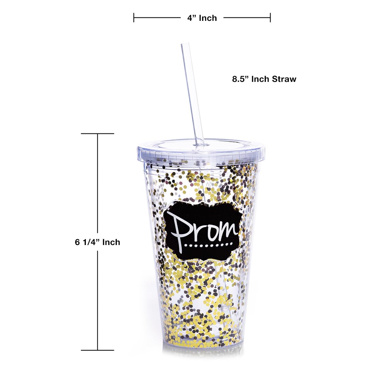 Anderson's Prom Confetti Tumblers, Set of 2, Keepsakes, Prom Favors - Image 3