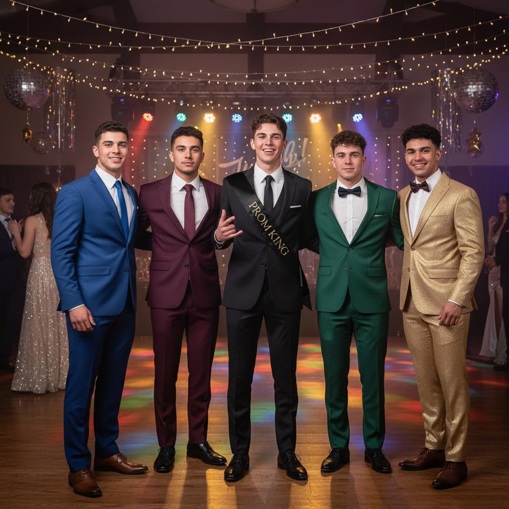 Anderson's Prom King Black Satin Sash, 3" x 72" with Metallic Gold Lettering Royalty Sash for King Coronation, Elegant Accessories for High School Court & Formal Events - Image 6
