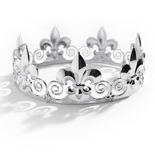 Anderson's Prom King Crown and Gold Glitter Sash Set, Silver Fleur-de-Lis King’s Crown & 3.75" x 62" Mess-Free Glitter Sash with Black Lettering for High School Coronation & Formal Events, 2 Piece Set - Image 8