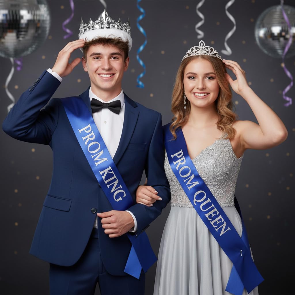 Anderson's Prom Royalty 2024 Sashes and Sets, Prom Coronation, Sashes, Crowns, Tiaras, Sets - Image 4