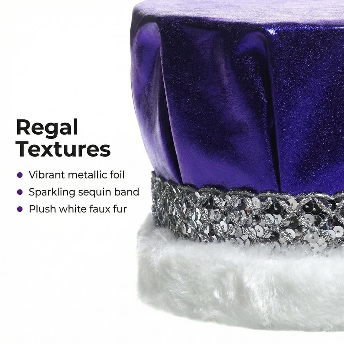 Anderson's Prom Royalty Set - Rhinestone Tiara, King Crown, Sashes, Buttons - Image 5