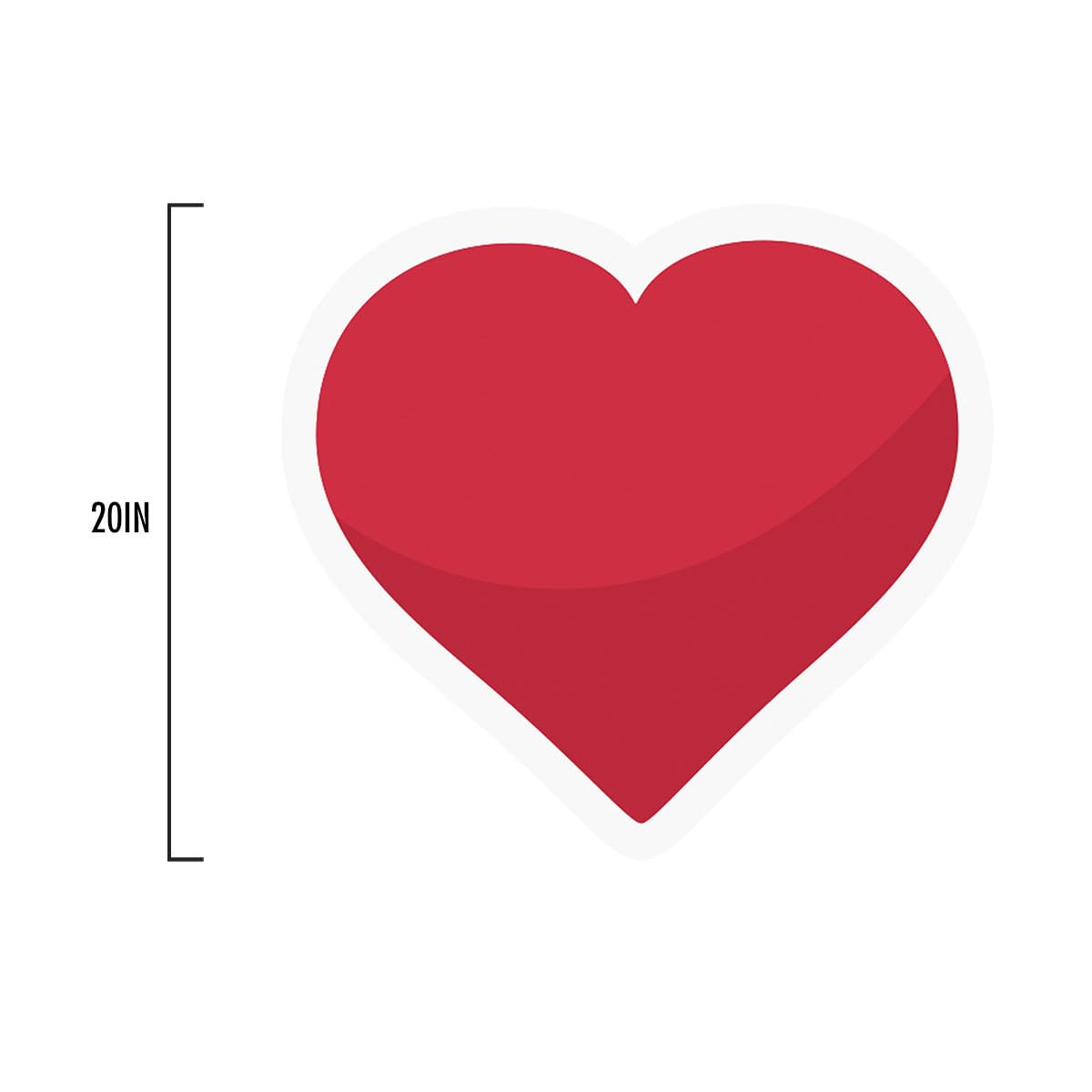 Anderson's Red Heart Yard Sign, 20 Inches, Yard Card, Outdoor Décor, Lawn Décor - Image 3