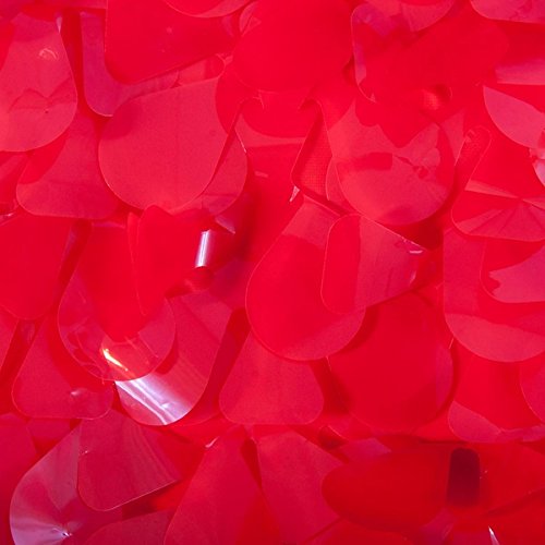 Anderson's Red Vinyl Floral Sheeting, 30 Ft. Parade Float Decorations for Trailer, Party Decorations, Wedding, Prom, Homecoming, Photo Backdrops, Indoor/Outdoor