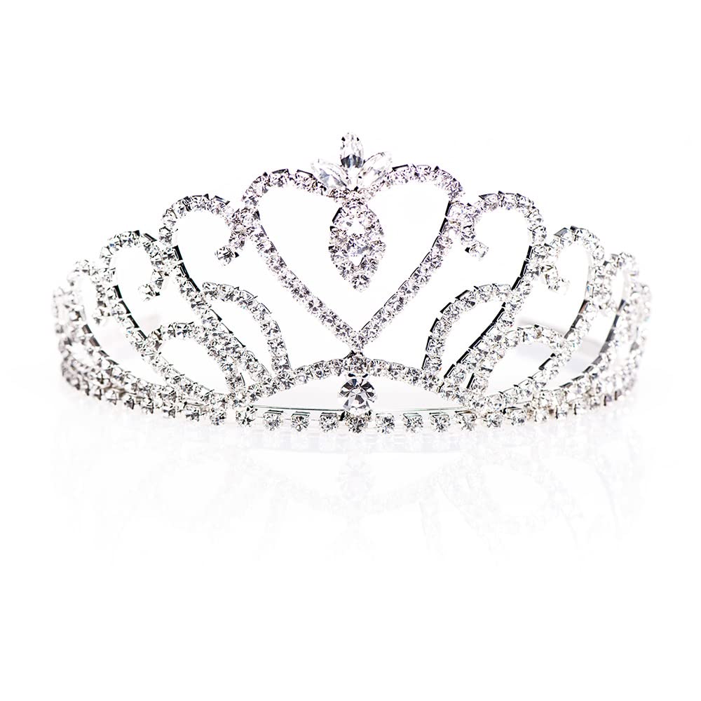 Anderson’s Ruth Queen and Kiley Princess Tiara Set, 4 Piece Rhinestone Crown Collection, for Prom, Homecoming, Winter Formal, Pageant, Wedding, Quinceañera, Sweet 16, Anniversary, Birthday, Theater, Coronation Accessory - Image 6