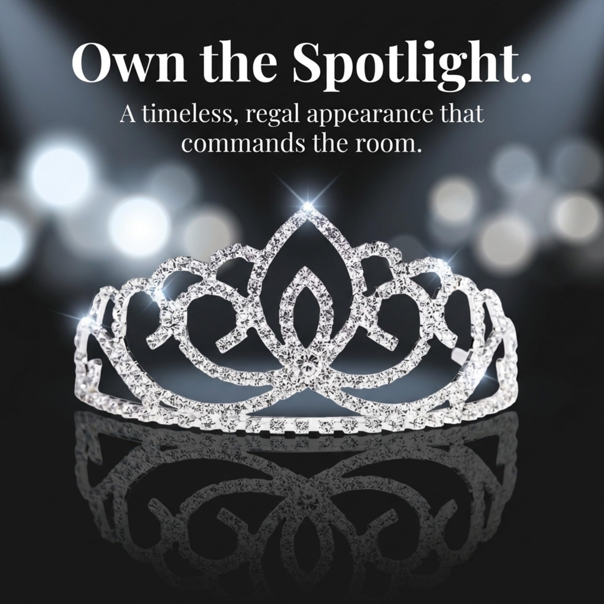 Anderson's Sasha Queen and Princess Tiara Sets, Women, Girls, Prom, Homecoming Coronation - Image 6