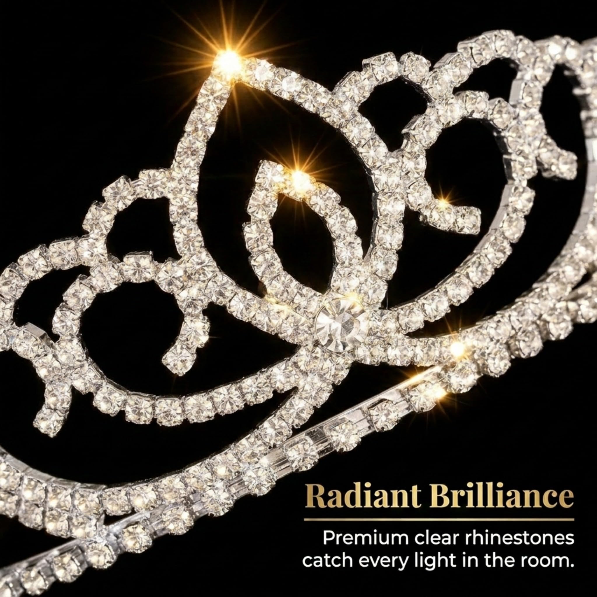 Anderson's Sasha Queen and Princess Tiara Sets, Women, Girls, Prom, Homecoming Coronation - Image 6