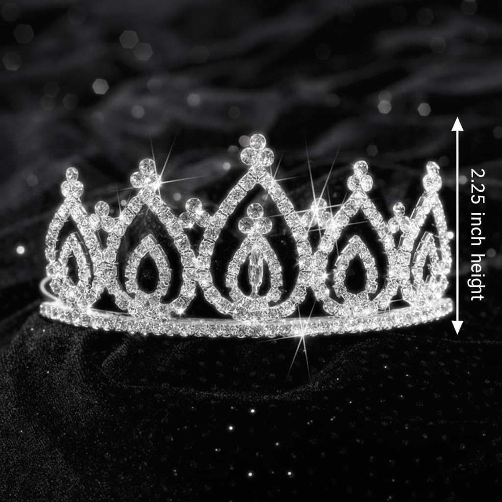 Anderson's Satin Crown with Sequins and Becca Tiara Royalty Set - Image 6