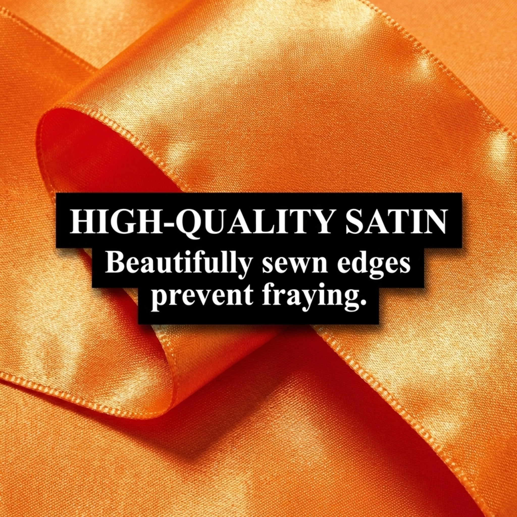 Anderson's Satin Homecoming King Sash, Orange with Black Imprint, Homecoming Sashes for High School Dance King, Queen, Homecoming Court - Image 3