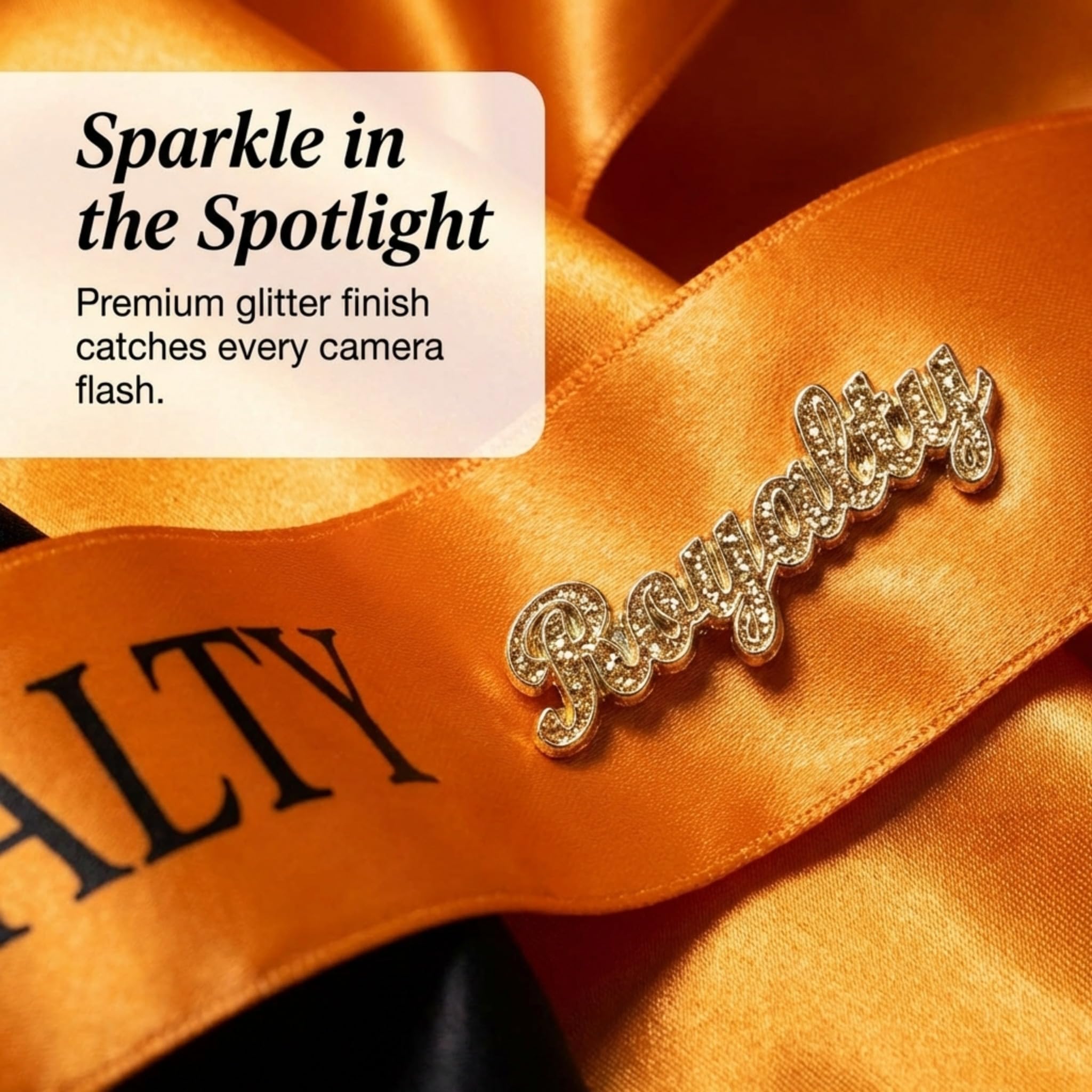 Anderson's Satin Homecoming Royalty Sash with Royalty Pin - Image 7