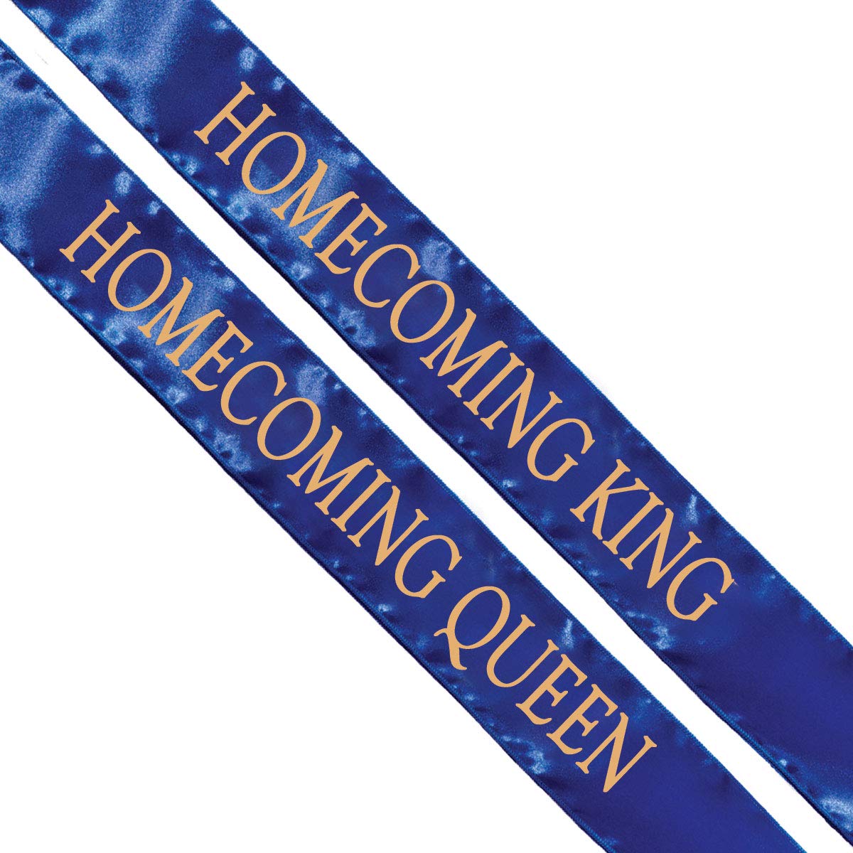 Anderson's Satin Sash Sets, King & Queen, 72 Inch x 3 Inch - 2 Pieces, Homecoming Court & Royalty Sashes