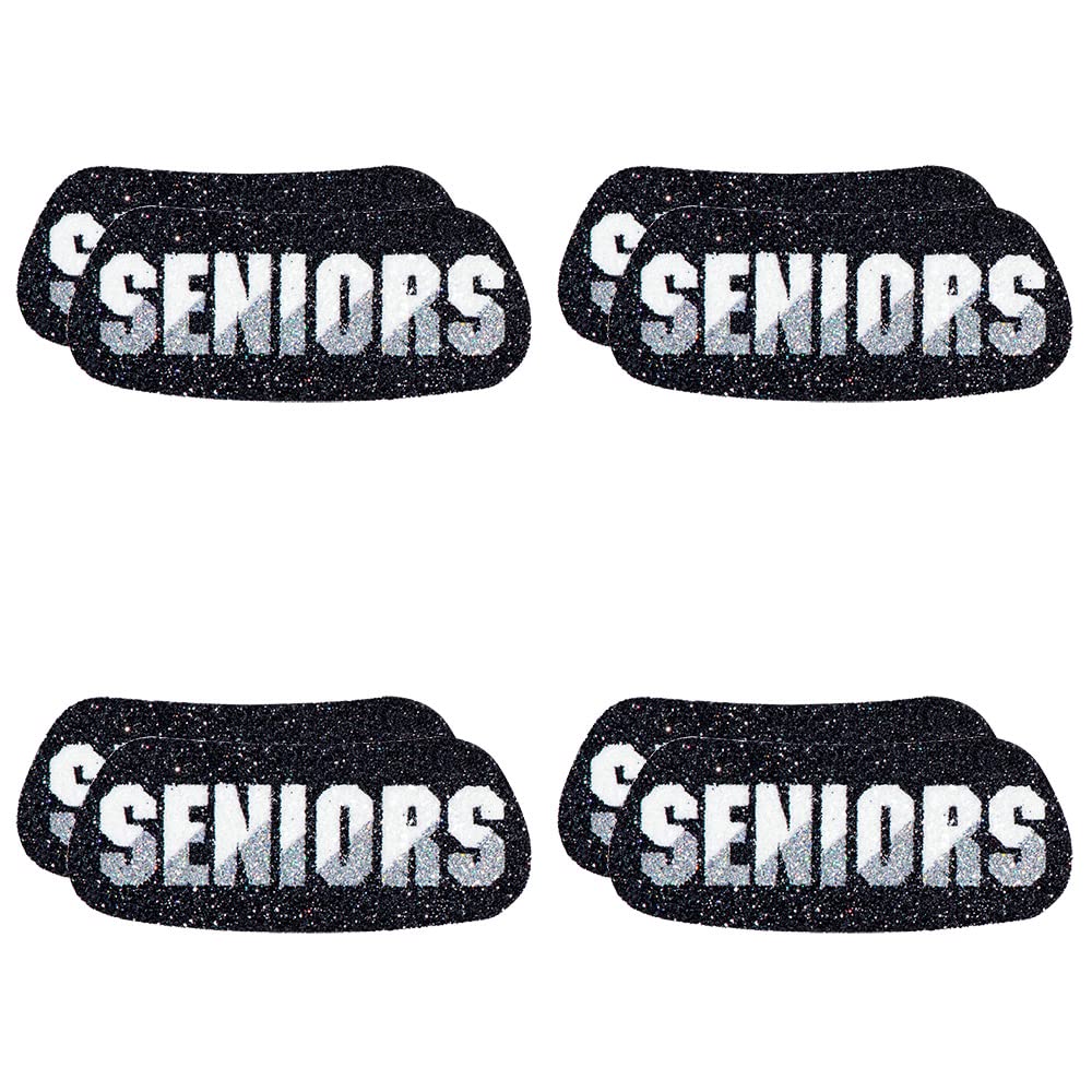 Anderson's Seniors Glitter EyeBlacks, 4 Pairs per Package, Wearables, Tattoos, Cheek Cheers, Fan Gear, Sports Fan Gear,School Spirit, Football Cheerleader Accessories, Homecoming