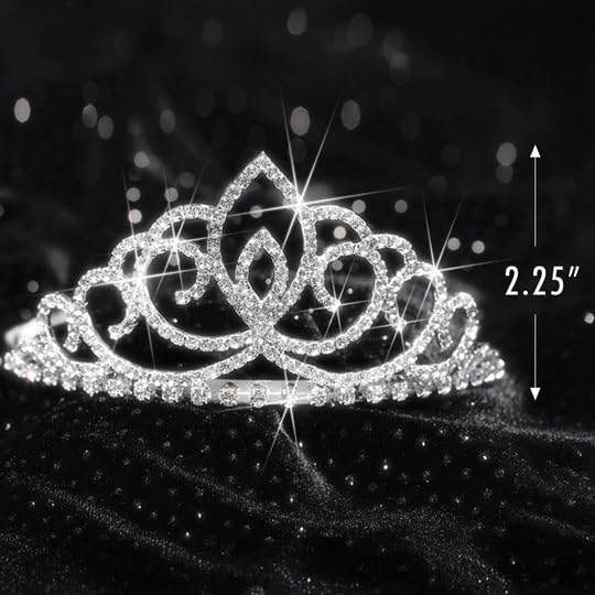 Satin Crown with Sequins and Sharona Tiara Coronation Set - Image 3