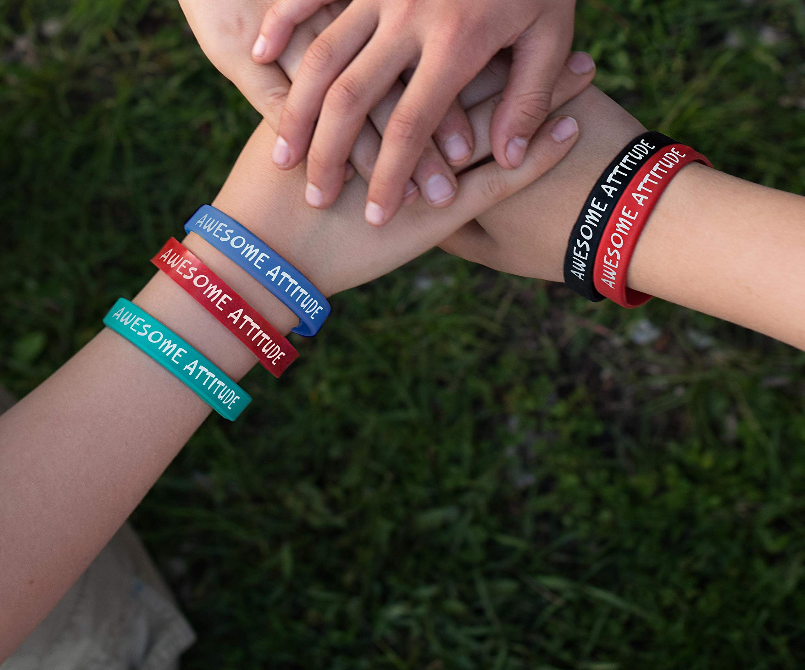 Anderson's Silicone Wristband Assortments, Academic Wristbands for Kids, 25/pkg - Image 2