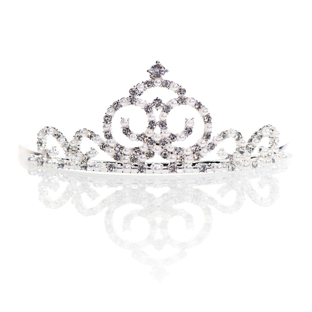 Anderson's Silver, Gold, and Rose Gold Rhinestone Tiaras, Woman's Crown, Wedding/Prom Tiara