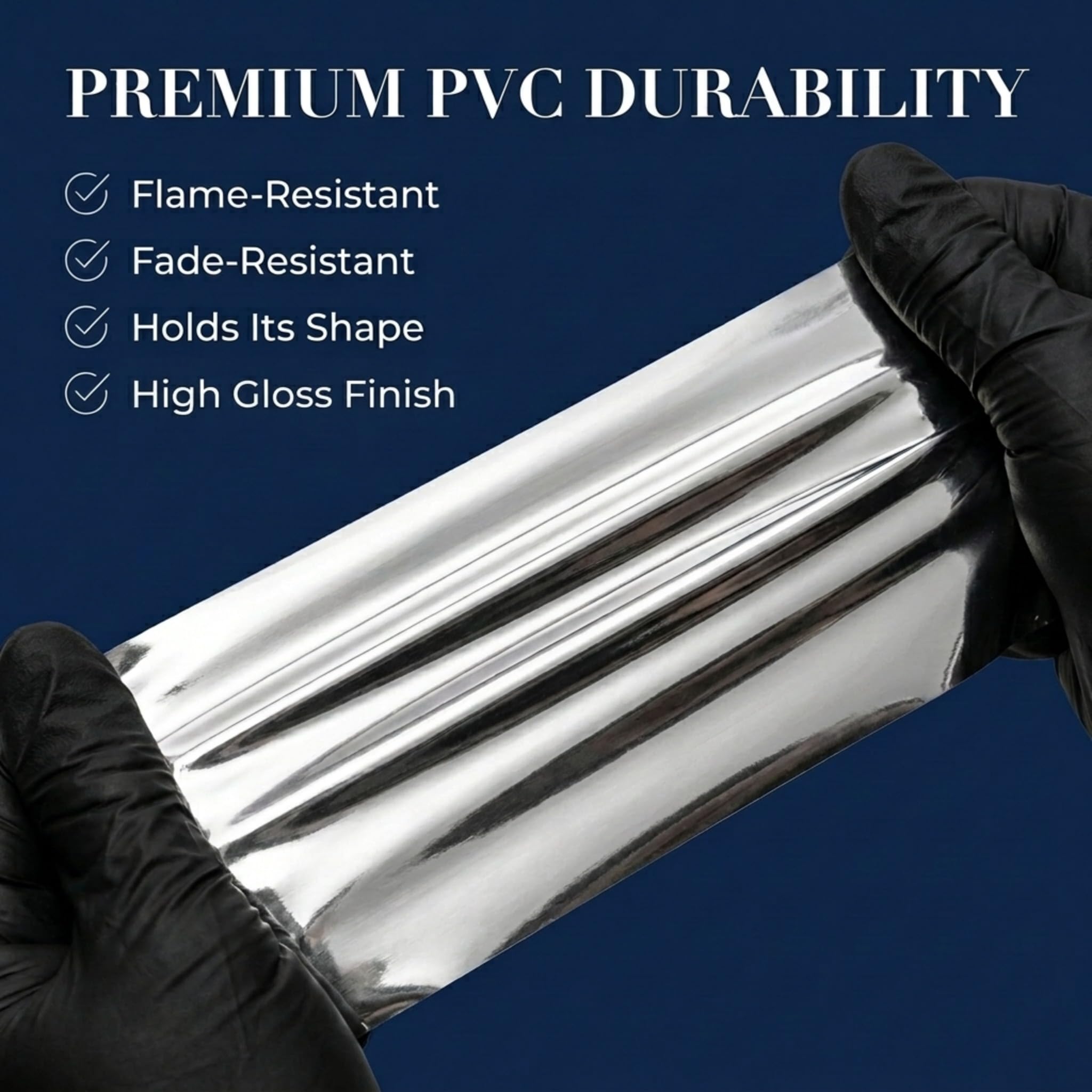 Anderson’s Silver Shiny Metallic Streamer Roll, 4" x 500' PVC Ribbon for Gift Wrapping, Wedding Decor, Party Accents, Photo Backdrops, Table Styling, and Event Displays - Image 5